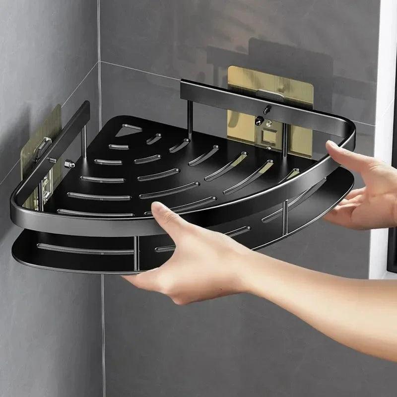 Toiletries Organizer Aluminum

Stylish

Shampoo Holder

Rust-Resistant

Rust-Proof

Modern

Easy to Clean Versatile

Easy Installation Bathroom Shelf

Durable

Conditioner Holder Space-Saving

Bathroom Storage

Bathroom Decor

Aluminum Alloy Shelf