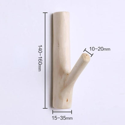  Wooden Coat Rack, Unique, 