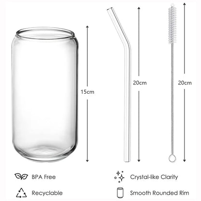 "Bridgeport Can" Borosilicate Glass Set