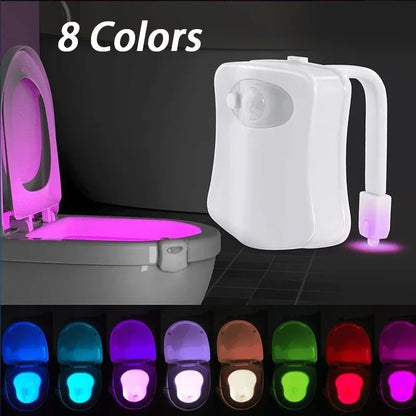 Luz nocturna para inodoro con sensor de movimiento: luz para inodoro activada por movimiento