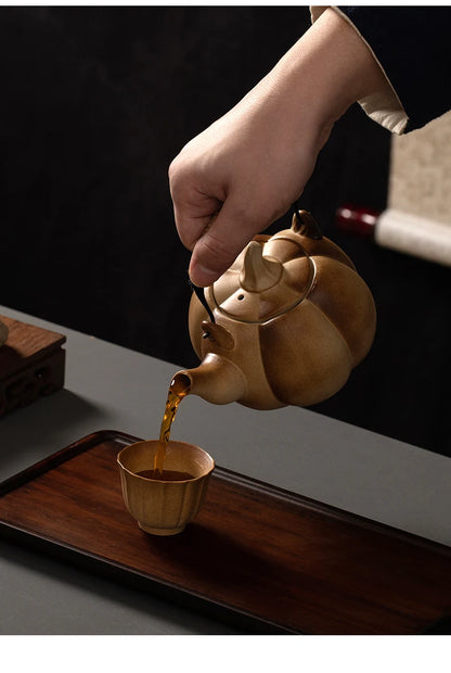 tea lovers

tea kettle

tea accessories

pumpkin teapot

pumpkin design

pumpkin bloom

Puer tea teapot

high-temperature teapot

explosion-proof teapot

Chinese teapot

ceramic teapot

boiling teapot