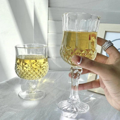 Luxury Glass Goblet Red Wine Goblet Crystal Goblet Handcrafted Elegant Timeless Hand-Blown Wine Lover Special Occasions Statement Piece Drinkware