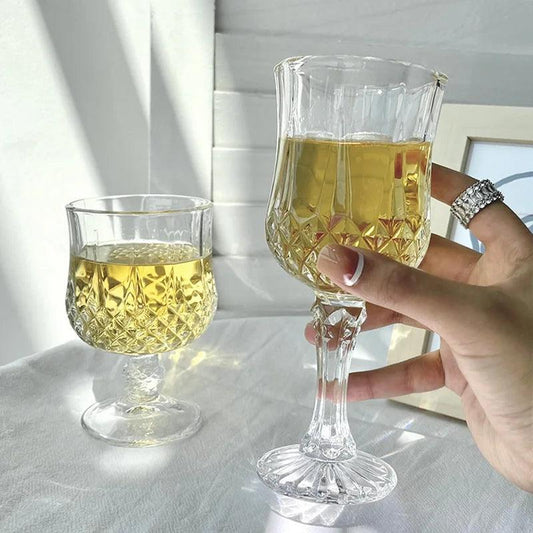 Luxury Glass Goblet Red Wine Goblet Crystal Goblet Handcrafted Elegant Timeless Hand-Blown Wine Lover Special Occasions Statement Piece Drinkware