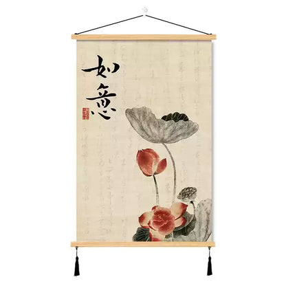Zen wall art scroll

Buddhist calligraphy hanging

Feng Shui wall decor

Oriental canvas scroll

Spiritual home accessories

Traditional Chinese wall art

Mindfulness room decoration

Auspicious geomancy pendant

Meditation space art