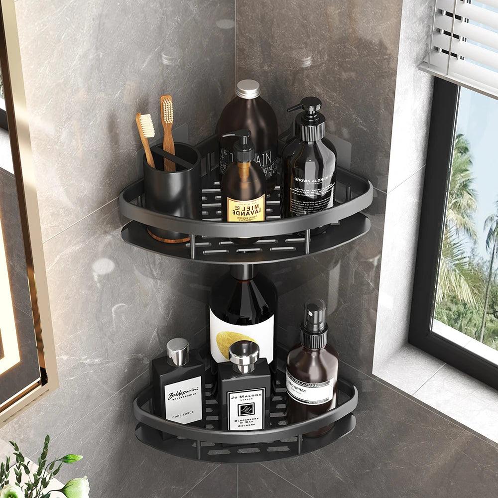 Corner Wall Shelf Wall Shelf Rectangular Shelf Home Decor Space-Saving Storage Modern Versatile Easy to Install