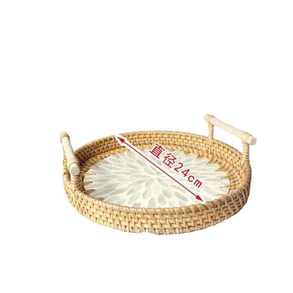 clHouse & Home
Rattan storage tray 

Shell inlay wicker basket

Boho living room organiser

Handcrafted jewellery tray

Round rattan tray with handles

Natural shell home decor

Artisan woven tray

Wicker trinket organiser