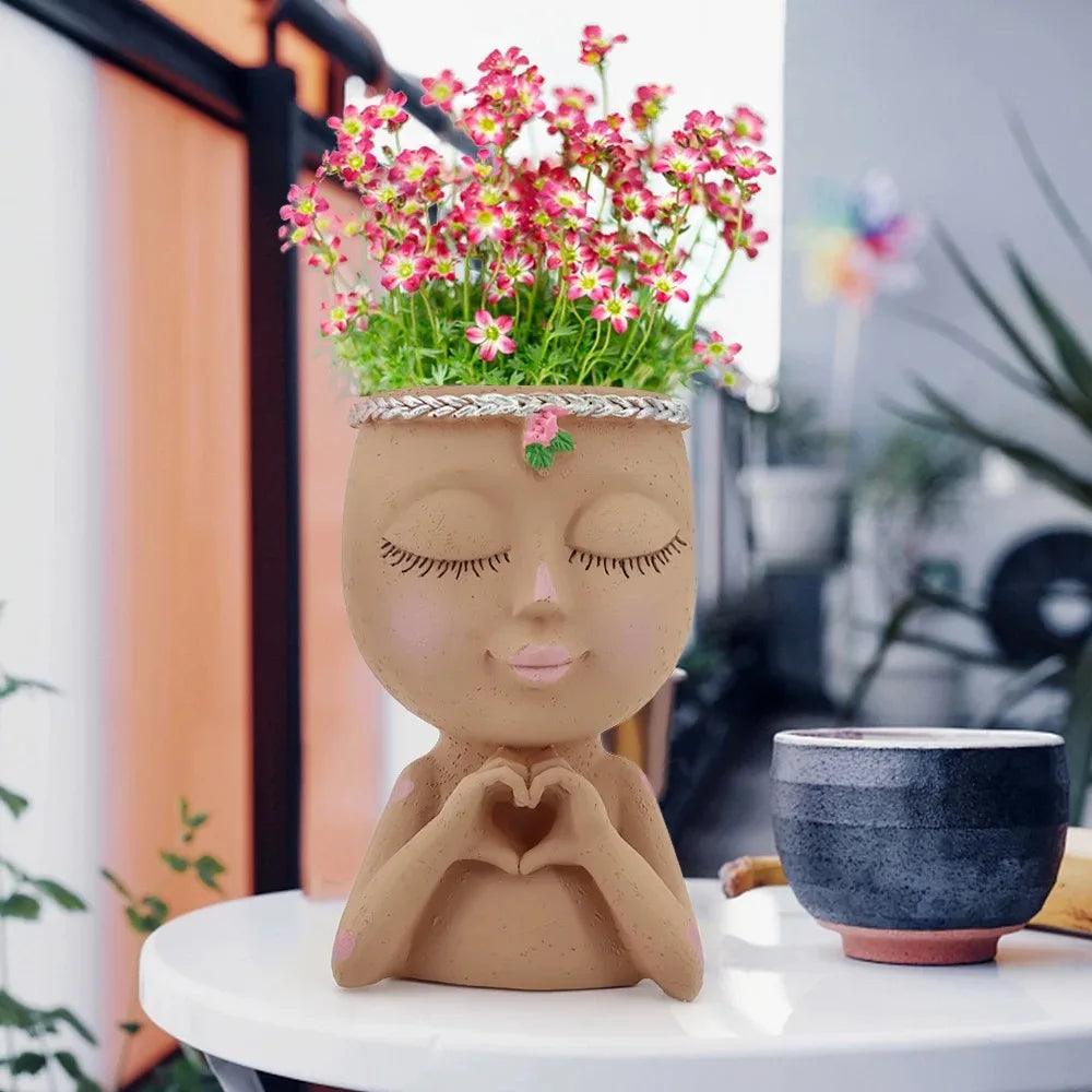Whimsy

Unique

Succulents

Stylish

Small Plants Girl Face Vase

Room Ceramic Vase

Quirky

Plant Lovers Home Decor

Indoor Plants

Home Decor Flower Vase

Handmade

Girl Face Vase

Gift

Fun

Face

Cute

Creative