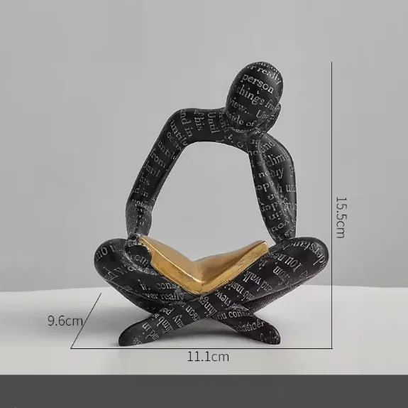 clHouse & Hme
Bookworm gift ideas

Resin library ornaments

Minimalist study decor

Literary figurines for shelves

Modern office desktop art

Female reader ornament

Intellectual home accessories