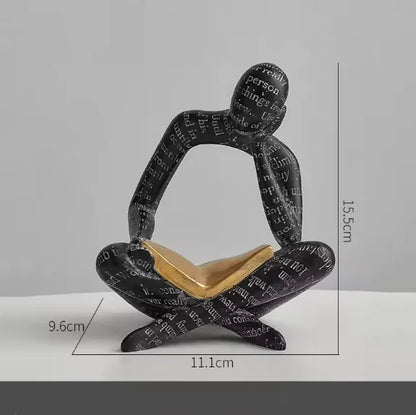 clHouse & Hme
Bookworm gift ideas

Resin library ornaments

Minimalist study decor

Literary figurines for shelves

Modern office desktop art

Female reader ornament

Intellectual home accessories