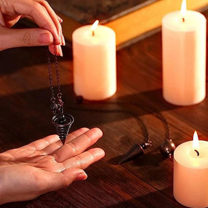 
Universe

Spiritual Growth

Spiritual Connection

Self-Discovery

Intuition

Inner Wisdom

Handcrafted

Energy Healing

Dowsing

Divination

Copper Pendulum

Answers