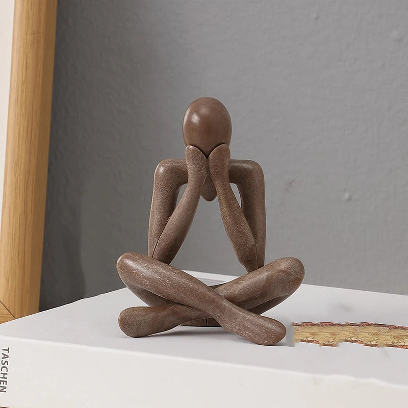 Minimalist Thinker

Abstract thinker sculpture Modern home ornament Minimalist desk decor Thinker figurine Nordic office accessories Eco-friendly art sculpture Contemporary bookshelf decor Thoughtful gift ideas Abstract art supplies