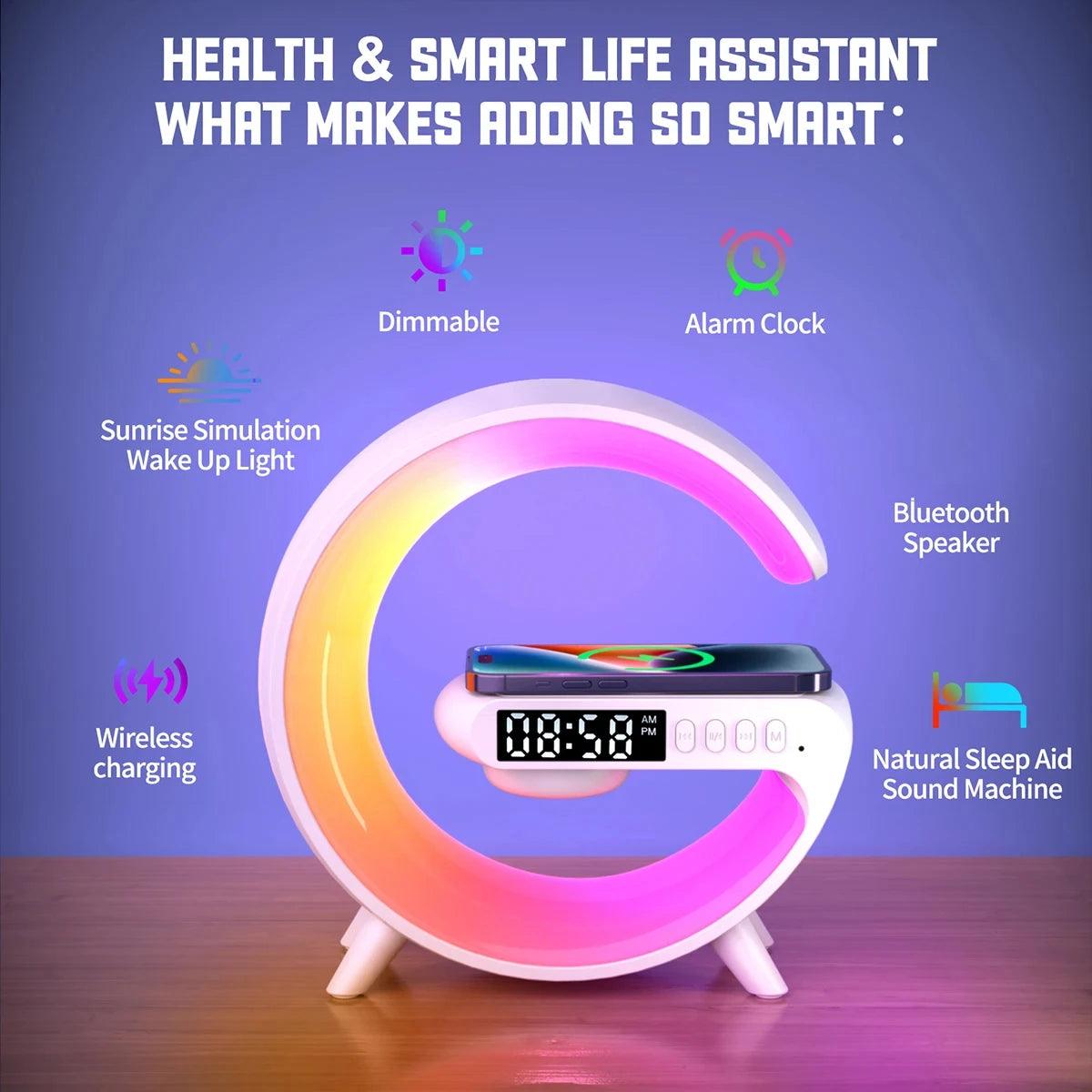 Wireless Alarm Clock

Wifi

Wake-Up Routines

Wake Up Music

Voice Control

Smart Home

Smart Features

Smart Alarm Clock

Sleep Tracking

Restful Sleep

Nightstand

Multiple Alarms

Modern Alarm Clock

Intelligent Alarm Clock

Easy to Use

Customizable

Compact Alarm Clock

App Control

App Connectivity

