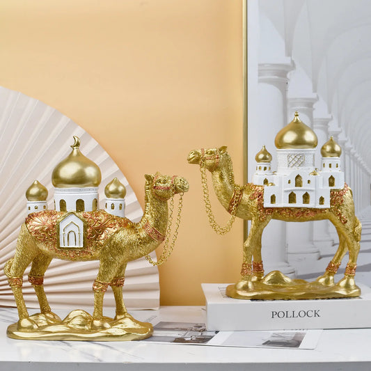 Camel statue 

Middle Eastern home decor

Desert animal sculpture

Arabian style ornaments

Shelf styling objects

Resin camel figurine

Exotic bookshelf decor

Hallway console ornaments

Minimalist animal statue