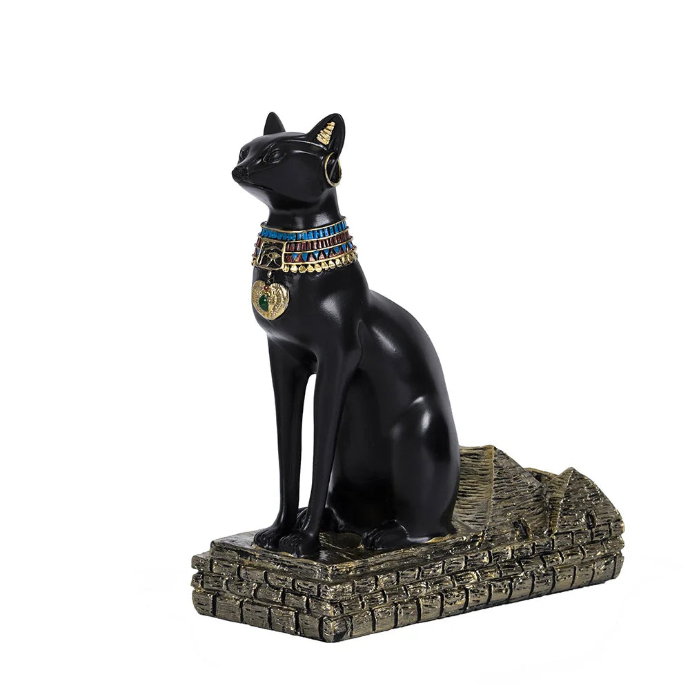 Anubis wine bottle rack

Bastet cat wine holder 

Egyptian bar ornaments

Ancient Egypt home decor

Resin wine bottle stand

Goddess Bastet statue wine rack

Mythological barware gifts

Luxury wine display stand

Artisanal Egyptian crafts
