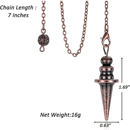 
Universe

Spiritual Growth

Spiritual Connection

Self-Discovery

Intuition

Inner Wisdom

Handcrafted

Energy Healing

Dowsing

Divination

Copper Pendulum

Answers