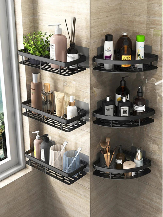 Corner Wall Shelf Wall Shelf Rectangular Shelf Home Decor Space-Saving Storage Modern Versatile Easy to Install