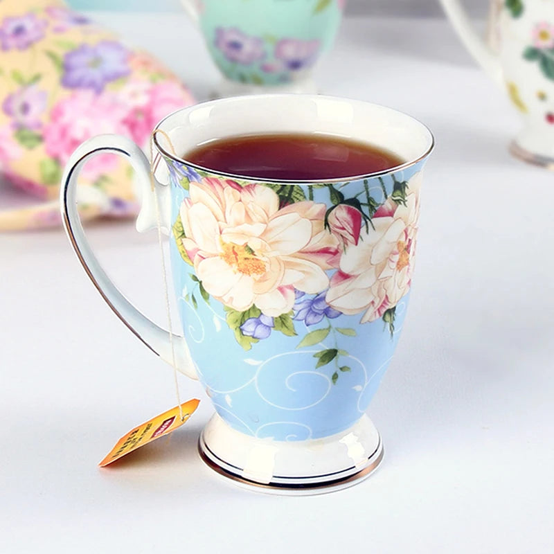 Floral bone mug

Gold rimmed porcelain cup

Fine bone teacup

Luxury coffee mug gift

Vintage floral tea cup

 gift for tea lovers

Hand-painted style ceramic mug

Botanical porcelain drinkware

Premium birthday gift mug