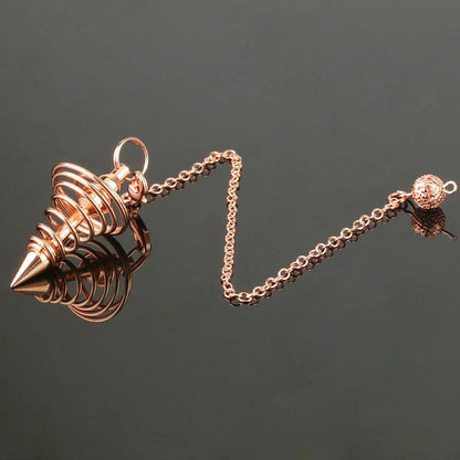
Universe

Spiritual Growth

Spiritual Connection

Self-Discovery

Intuition

Inner Wisdom

Handcrafted

Energy Healing

Dowsing

Divination

Copper Pendulum

Answers