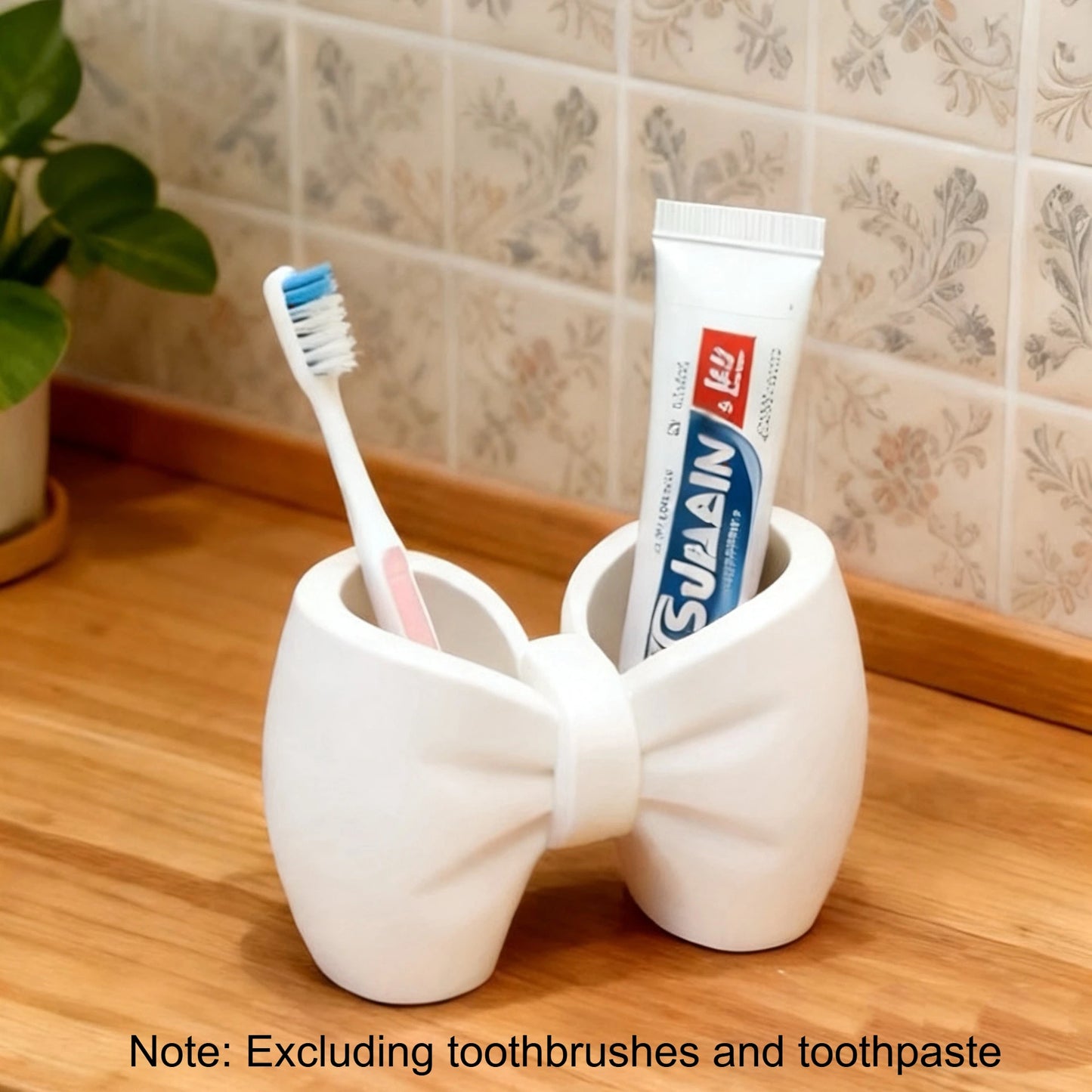 clHouse & Home
Bow toothbrush holder Creative pen pot Coquette room decor Ribbon makeup brush holder Freestanding bathroom accessories Cute desk tidy Pink bow organiser Vanity storage ideas Small bedroom ornaments