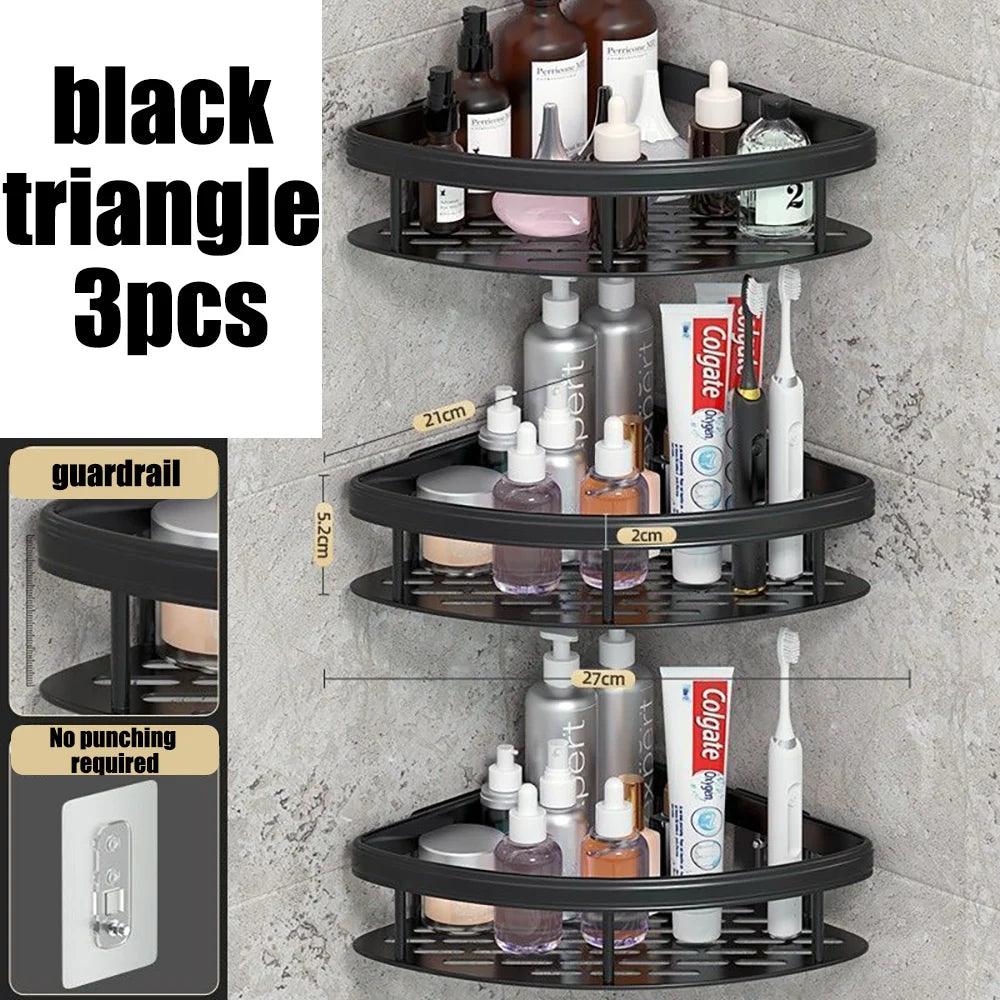 Corner Wall Shelf Wall Shelf Rectangular Shelf Home Decor Space-Saving Storage Modern Versatile Easy to Install