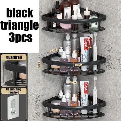 Corner Wall Shelf Wall Shelf Rectangular Shelf Home Decor Space-Saving Storage Modern Versatile Easy to Install