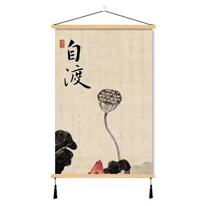 Zen wall art scroll

Buddhist calligraphy hanging

Feng Shui wall decor

Oriental canvas scroll

Spiritual home accessories

Traditional Chinese wall art

Mindfulness room decoration

Auspicious geomancy pendant

Meditation space art