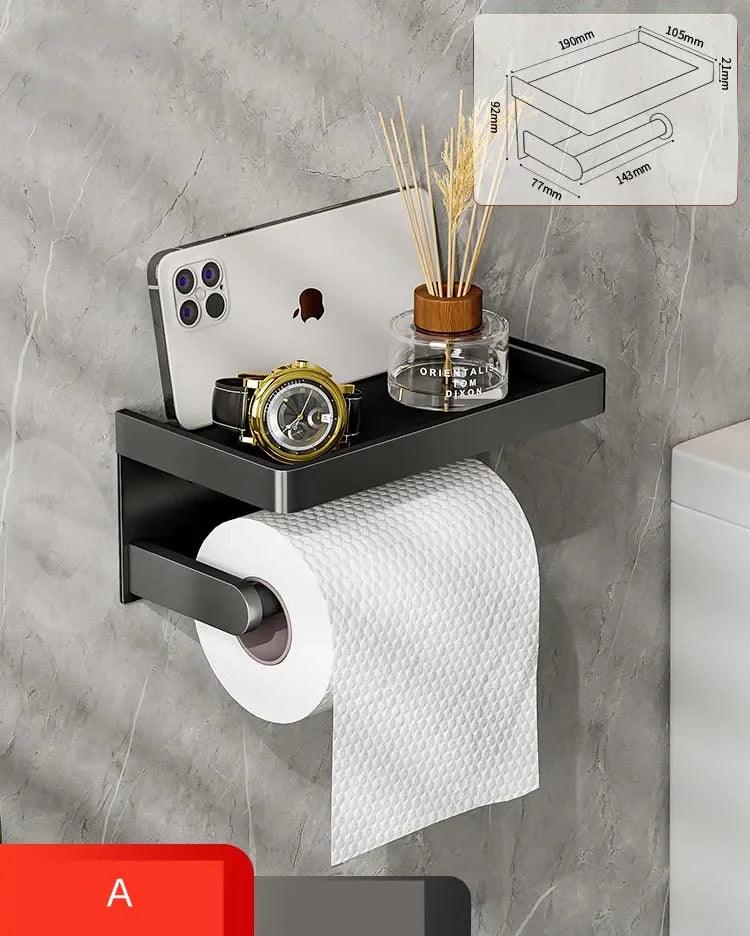 Versatile

Toilet Paper Holder

Stylish Upgrade Bathroom

Small Spaces

Rust-Resistant Organized Bathroom

Modern Bathroom

Minimalist

Elegant Bathroom

Easy Install

Easy Clean Modern

Durable Space-Saving