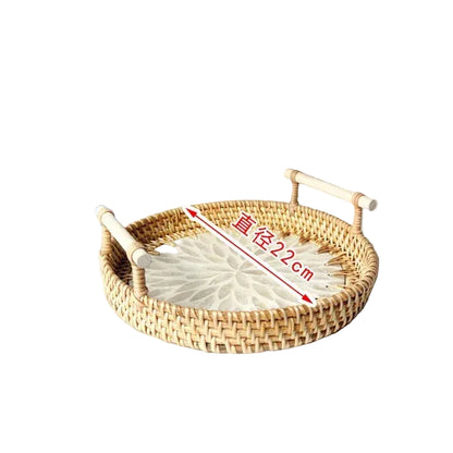 clHouse & Home
Rattan storage tray 

Shell inlay wicker basket

Boho living room organiser

Handcrafted jewellery tray

Round rattan tray with handles

Natural shell home decor

Artisan woven tray

Wicker trinket organiser