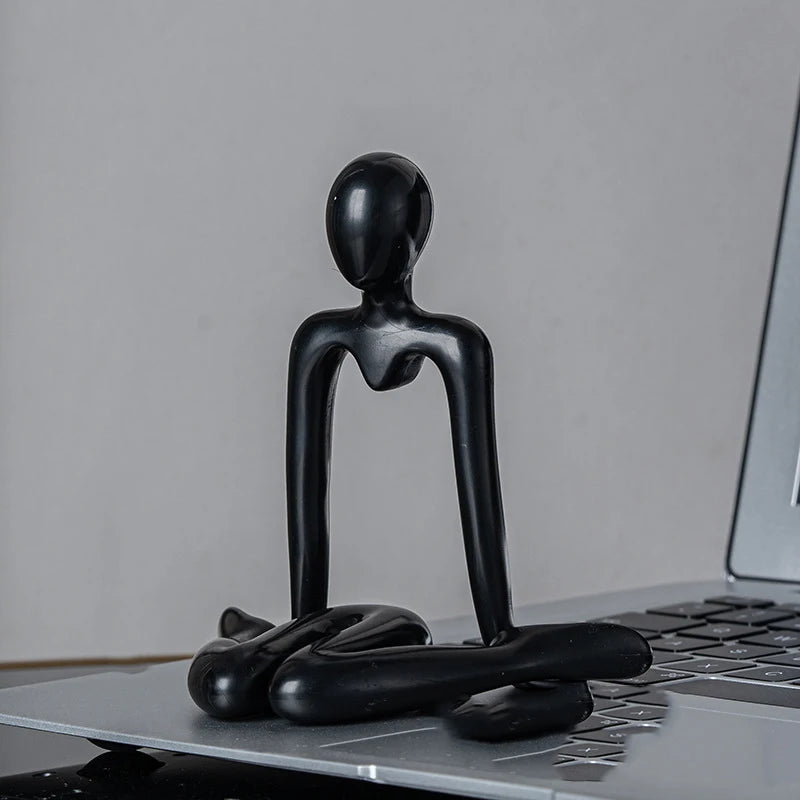 Minimalist Thinker

Abstract thinker sculpture Modern home ornament Minimalist desk decor Thinker figurine Nordic office accessories Eco-friendly art sculpture Contemporary bookshelf decor Thoughtful gift ideas Abstract art supplies