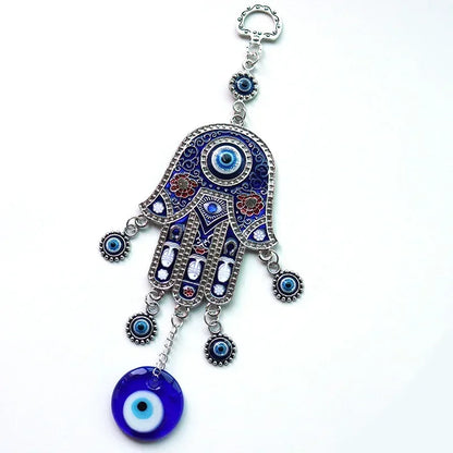 "Guardian Harmony" Hamsa & Evil Eye Wall Chime