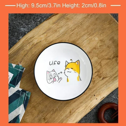 Cat ceramic sauce dish

Cute seasoning plate

Kawaii kitchen accessories

Soy sauce dip bowl

Cat lover kitchen gift UK

Mini dessert plate

Creative snack dishes

Sushi condiment bowl

Ceramic vinegar dish