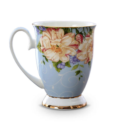 Floral bone mug

Gold rimmed porcelain cup

Fine bone teacup

Luxury coffee mug gift

Vintage floral tea cup

 gift for tea lovers

Hand-painted style ceramic mug

Botanical porcelain drinkware

Premium birthday gift mug