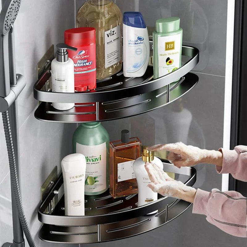 Toiletries Organizer Aluminum

Stylish

Shampoo Holder

Rust-Resistant

Rust-Proof

Modern

Easy to Clean Versatile

Easy Installation Bathroom Shelf

Durable

Conditioner Holder Space-Saving

Bathroom Storage

Bathroom Decor

Aluminum Alloy Shelf
