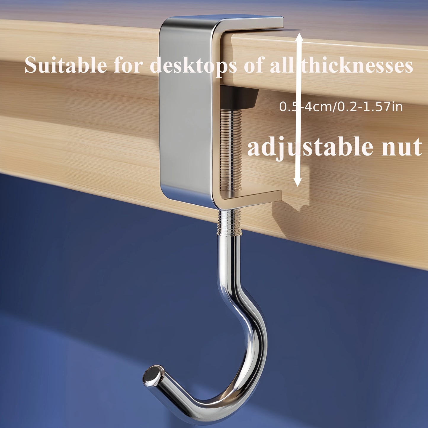 clHouse & Home
Adjustable desk bag hook

Office cubicle organiser

Portable backpack hanger 

No-nail table edge hook

Iron bag holder for desk

Clip-on bag hanger

Office accessories for men/women

Handbag hook for table

Space-saving desk gadgets