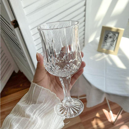 Luxury Glass Goblet Red Wine Goblet Crystal Goblet Handcrafted Elegant Timeless Hand-Blown Wine Lover Special Occasions Statement Piece Drinkware