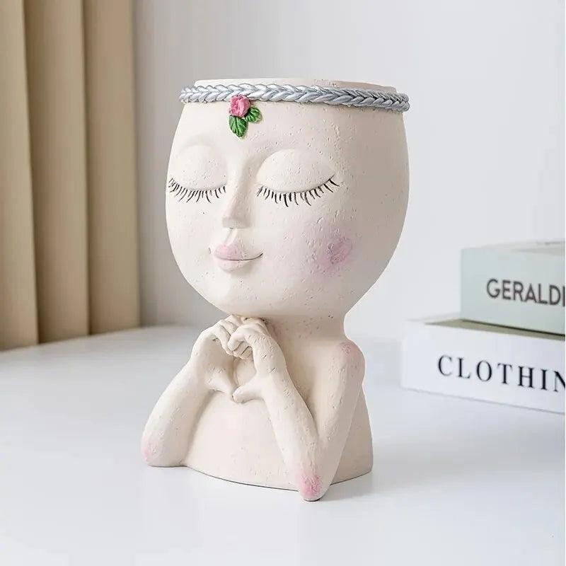 Whimsy

Unique

Succulents

Stylish

Small Plants Girl Face Vase

Room Ceramic Vase

Quirky

Plant Lovers Home Decor

Indoor Plants

Home Decor Flower Vase

Handmade

Girl Face Vase

Gift

Fun

Face

Cute

Creative