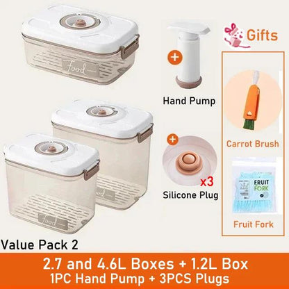 Vacuum-Sealed

Storage

Stackable

Save Money Food Storage

Pantry Vacuum-Sealed

Homeacuum-Sealed

Freshness

Fresher For Longer Organize Kitchen

Fresh Vault Pro

Food Waste

Flavor Food Waste

Eco-Conscious

Containers

Airtight Containers