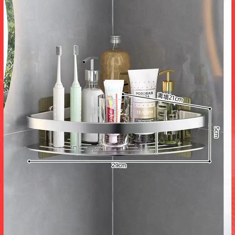 Toiletries Organizer Aluminum

Stylish

Shampoo Holder

Rust-Resistant

Rust-Proof

Modern

Easy to Clean Versatile

Easy Installation Bathroom Shelf

Durable

Conditioner Holder Space-Saving

Bathroom Storage

Bathroom Decor

Aluminum Alloy Shelf
