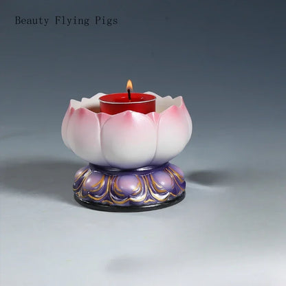 Ceramic lotus candle holder

Hand-painted lamp holder

Feng Shui home decor

Lotus butter lamp

Handmade tea light holder

Oriental room accessories

Meditation room decor

Artisanal ceramic ornament

Spiritual home gift