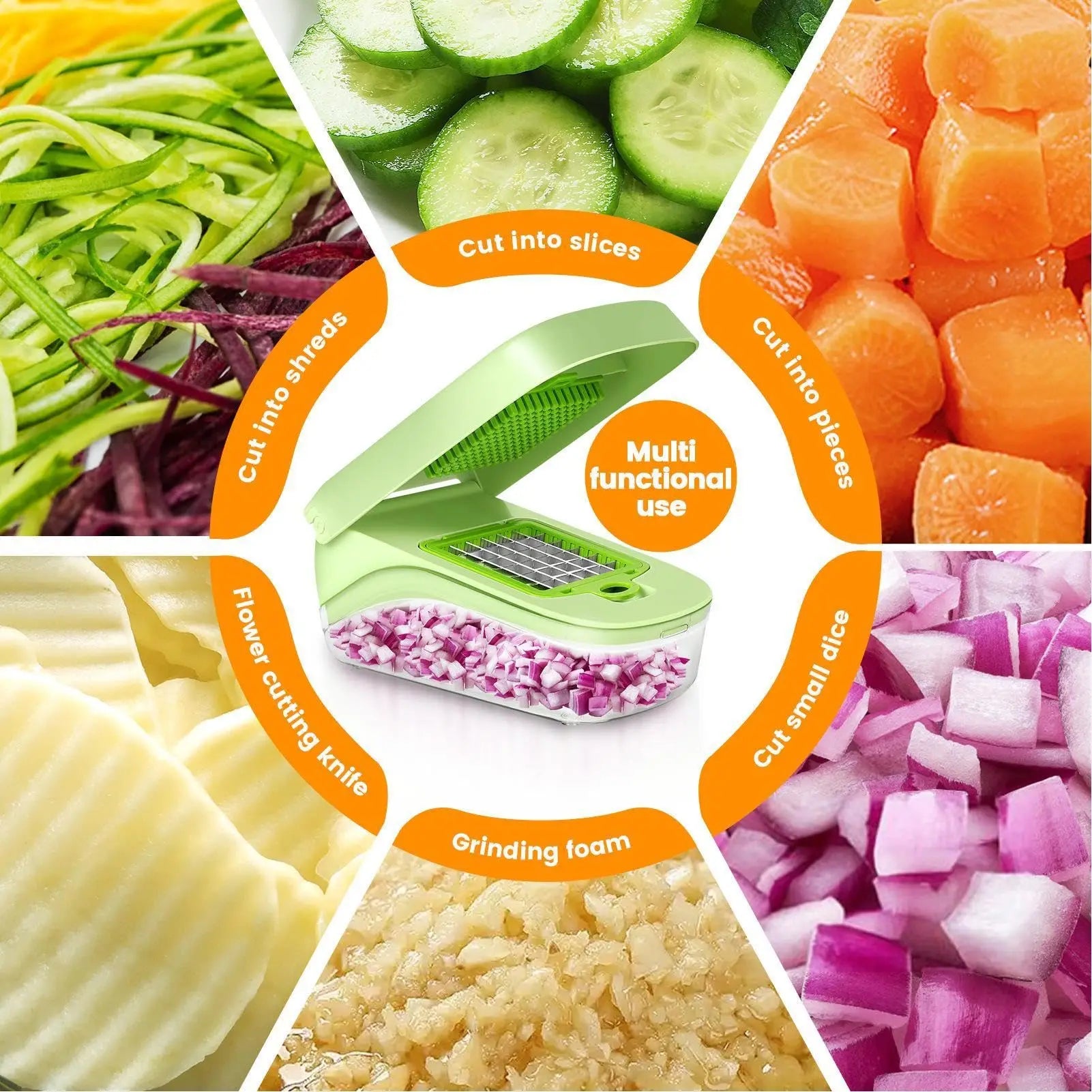 Vegetable chopper 

Multifunctional kitchen slicer

Manual food dicer

Easy meal prep gadget

Safe vegetable cutter

Onion chopper with finger guard

Interchangeable blade slicer

Kitchen must-haves 2026

Healthy eating kitchen tools