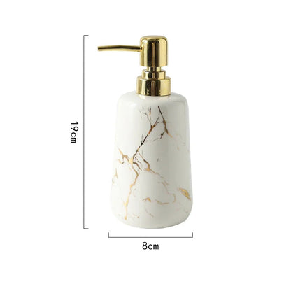 Marble porcelain bathroom set

Luxury bathroom accessories 

Ceramic soap dispenser set

Marble toothbrush holder

Vanity tray bathroom organiser

Porcelain toiletries suite

Modern bathroom decor

Marble effect bathroom kit

