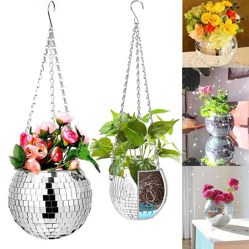 Whimsy

Unique Globe Planter

Succulents

Small Plants

Plant Lovers

Modern

Home Decor

Herbs Glass Globe Planter

Greenery

Globe Shaped Hanging Planter

Gift

Focal Point

Floating Garden

Air Plants Hanging Glass Globe Planter