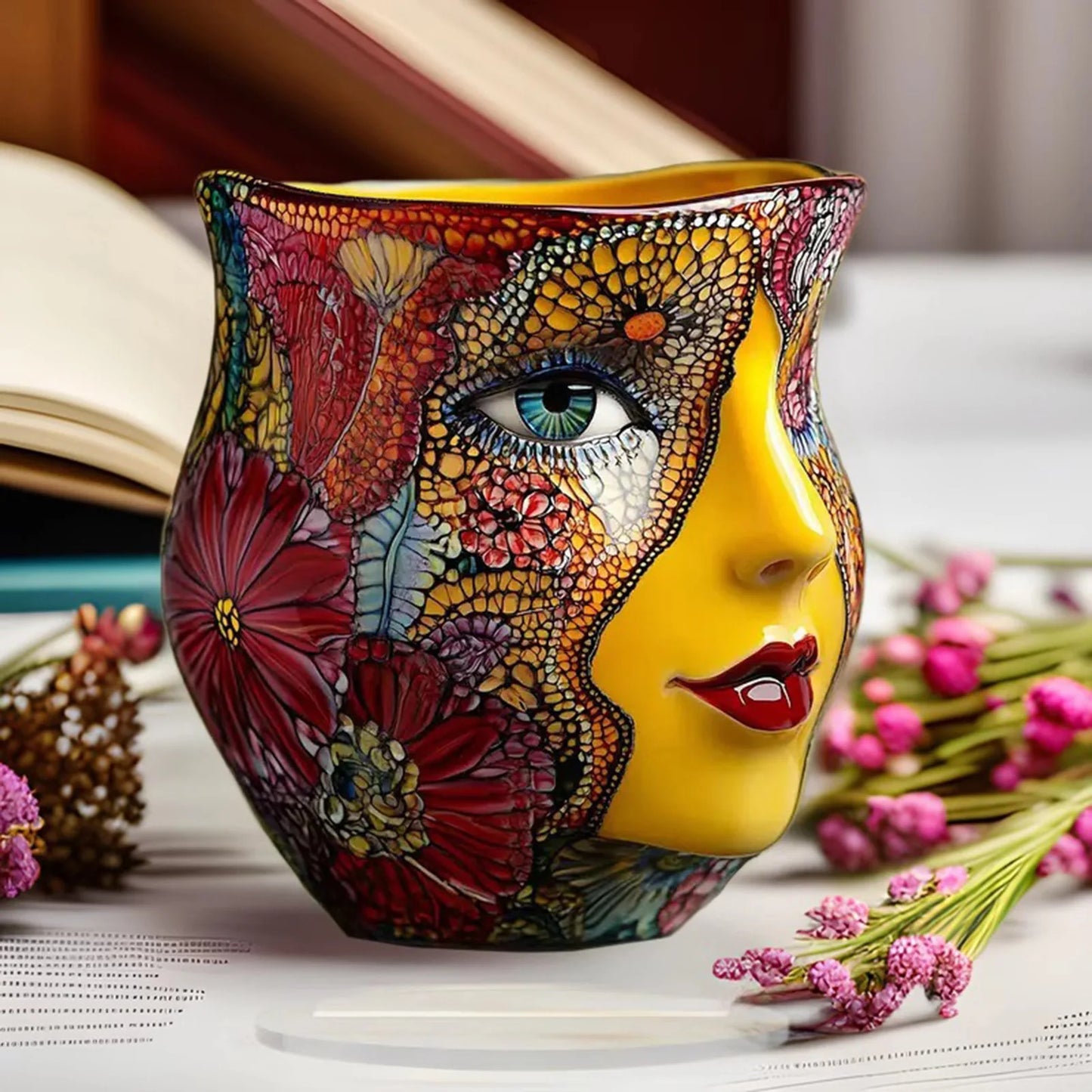 2D Bohemian Face Ornament