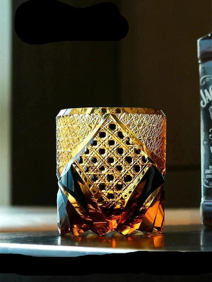 Whiskey Glass Amber Crystal Handcrafted Luxury Elegant Unique Hand-Cut Special Occasions Connoisseur

Utensils Drinkware

Home Decor Gift