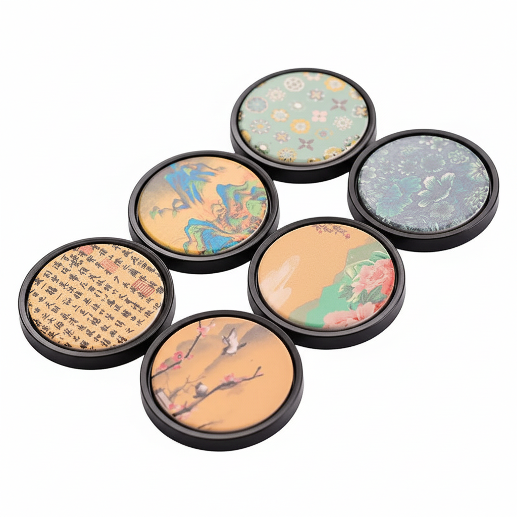 "Zen Garden" Chinese Tea Coaster Set