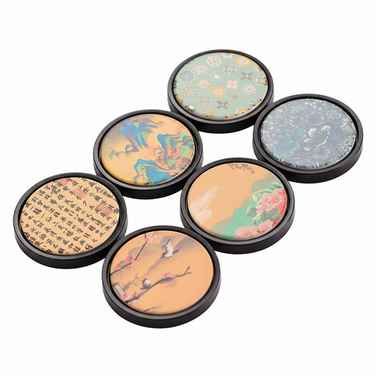 "Zen Garden" Chinese Tea Coaster Set