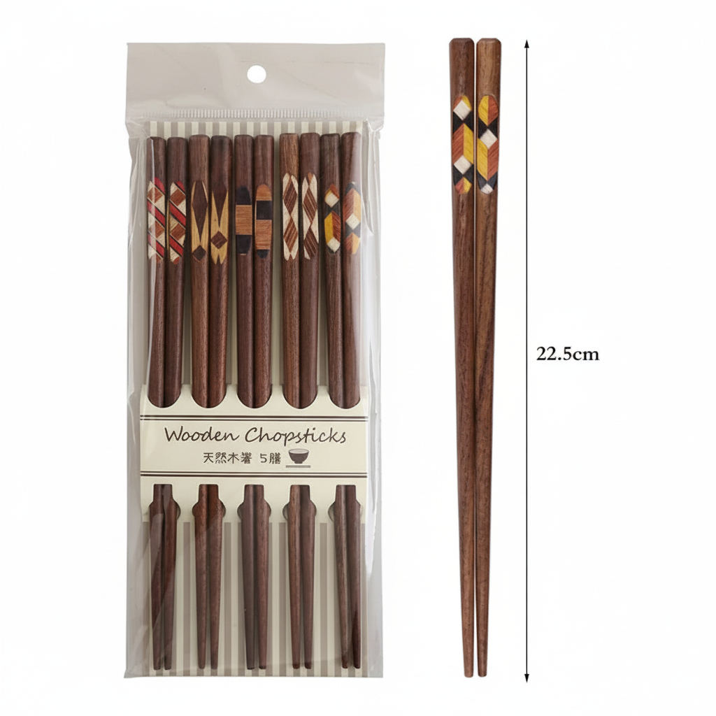 clHouse & Home
Black walnut wooden chopsticks UK

Japanese style sushi sticks set

Reusable wooden chopsticks for gift

Handmade walnut wood tableware

Minimalist Asian dining utensils

Premium wooden ramen sticks

Unique patchwork chopsticks 5 pairs

Sustainable wooden kitchenware