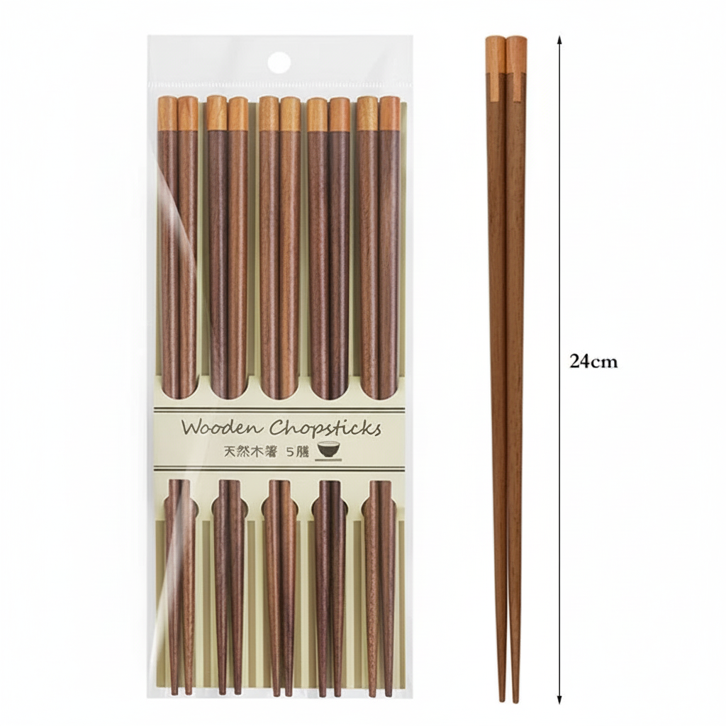 clHouse & Home
Black walnut wooden chopsticks UK

Japanese style sushi sticks set

Reusable wooden chopsticks for gift

Handmade walnut wood tableware

Minimalist Asian dining utensils

Premium wooden ramen sticks

Unique patchwork chopsticks 5 pairs

Sustainable wooden kitchenware