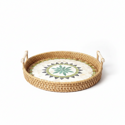 clHouse & Home
Rattan storage tray 

Shell inlay wicker basket

Boho living room organiser

Handcrafted jewellery tray

Round rattan tray with handles

Natural shell home decor

Artisan woven tray

Wicker trinket organiser
